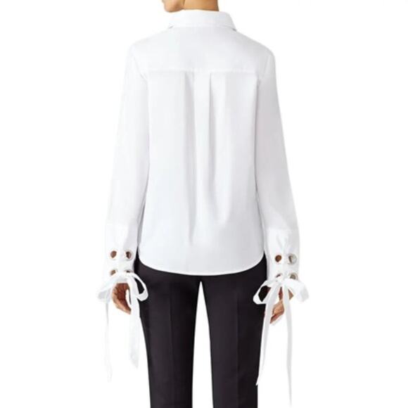 C/MEO Collective White Oxford Tie Top - Picture 2 of 10